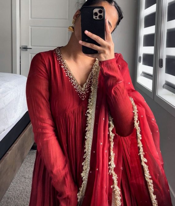 Fancy Alia cut Anarkali Gown